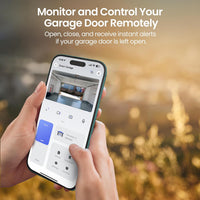 Smart Garage Door Camera, 2-Way Audio, Live Streaming, Human Motion Detection, 24/7 Recording, Infrared Night Vision, Remote Closure & Alerts, Alexa/Google Asst Compatible, Cam/Gar/Wifi