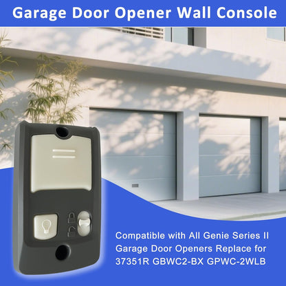 Garage Door Opener Wall Console Compatible with All Genie Series II Garage Openers - Model GBWCSL2-BX for Genie Wall Mount Garage Door Opener with Sure-Lock and Vacation Lock 1 PCS