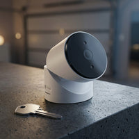 Smart Garage Door Camera, 2-Way Audio, Live Streaming, Human Motion Detection, 24/7 Recording, Infrared Night Vision, Remote Closure & Alerts, Alexa/Google Asst Compatible, Cam/Gar/Wifi — Studio Shot