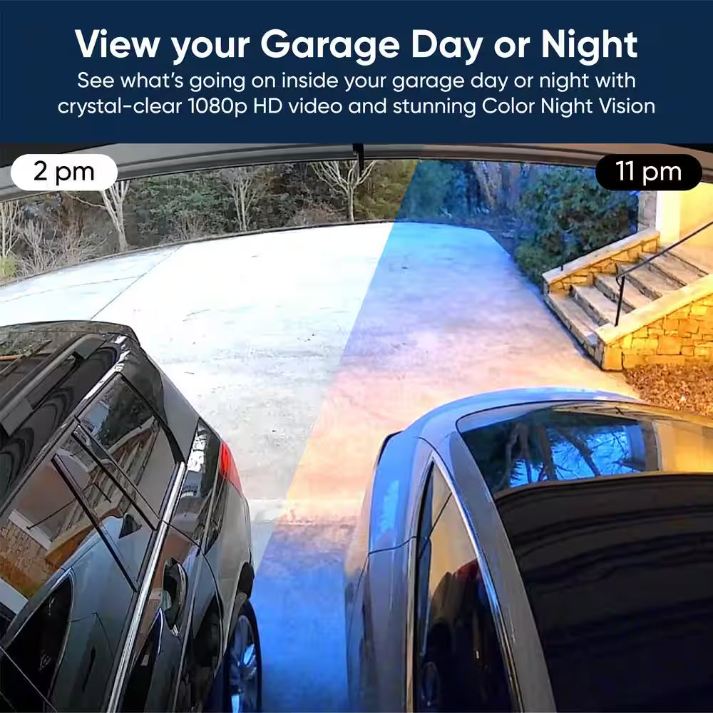 Wired Garage Door Controller Home Security Camera (Starter Bundle)