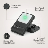 Garage Door Wall Button, Garage Door Opener Control Panel, Multifunction Wall Mount Keypad Button Replacement Compatible with Liftmaster 78LM, 81LM, 371LM, 971LM Garage Door Opener — infographic