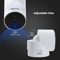 Smart Garage Door Camera, 2-Way Audio, Live Streaming, Human Motion Detection, 24/7 Recording, Infrared Night Vision, Remote Closure & Alerts, Alexa/Google Asst Compatible, Cam/Gar/Wifi