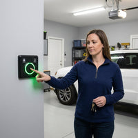 Garage Door Control Panel Built for Universal Compatibility, Wall Mount Design, Liftmaster Compatible, Multi-Function — Lifestyle
