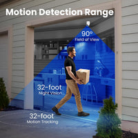Smart Garage Door Camera, 2-Way Audio, Live Streaming, Human Motion Detection, 24/7 Recording, Infrared Night Vision, Remote Closure & Alerts, Alexa/Google Asst Compatible, Cam/Gar/Wifi